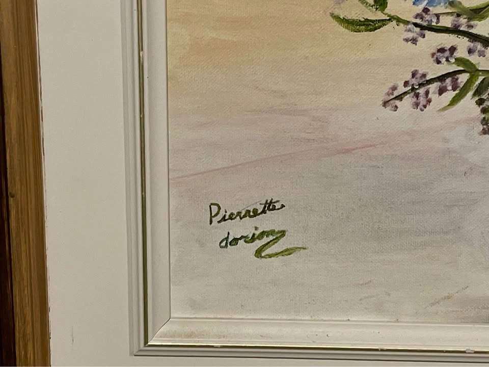 Pierrette Dorion Floral Still Life Oil Painting - photo 2
