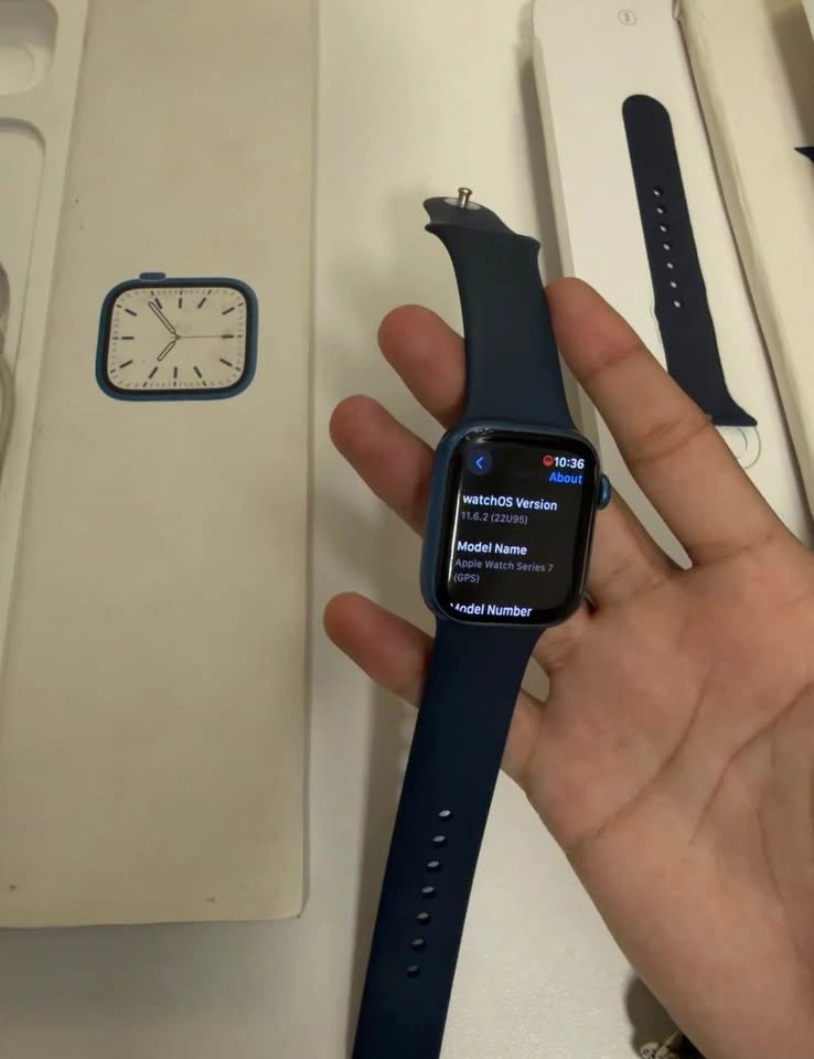 Apple Watch Series 7 GPS Abyss Blue 41mm - photo 4