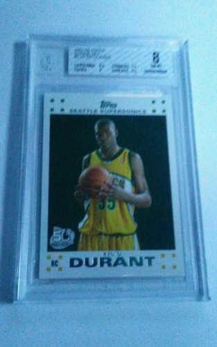 2007/08 Topps White Kevin Durant Rookie Card