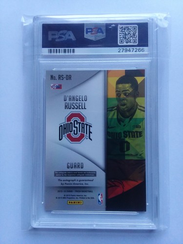 2015 Panini Prizm D'Angelo Russell Rookie Auto - photo 2