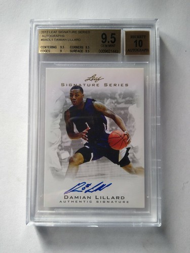 2012/13 Signature Series Damian Lillard Rookie Auto