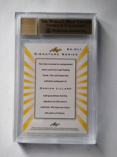 2012/13 Signature Series Damian Lillard Rookie Auto - photo 2