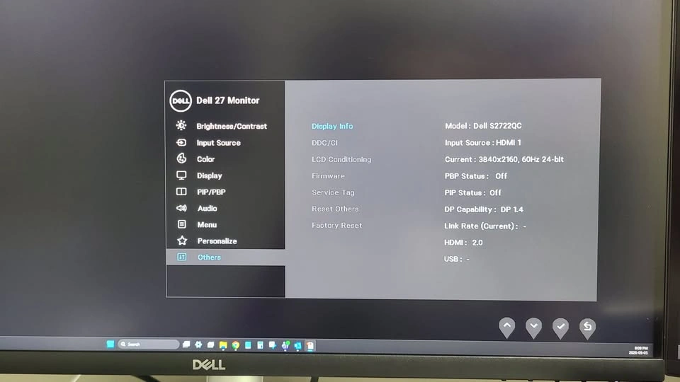 Dell 27 Inch 4K/UHD USB-C Monitor (S2722QC) - photo 4