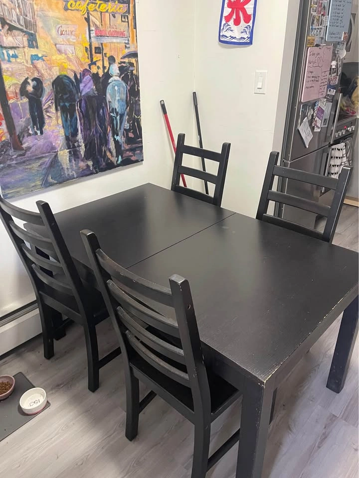 Dining table + 4 chairs - photo 2