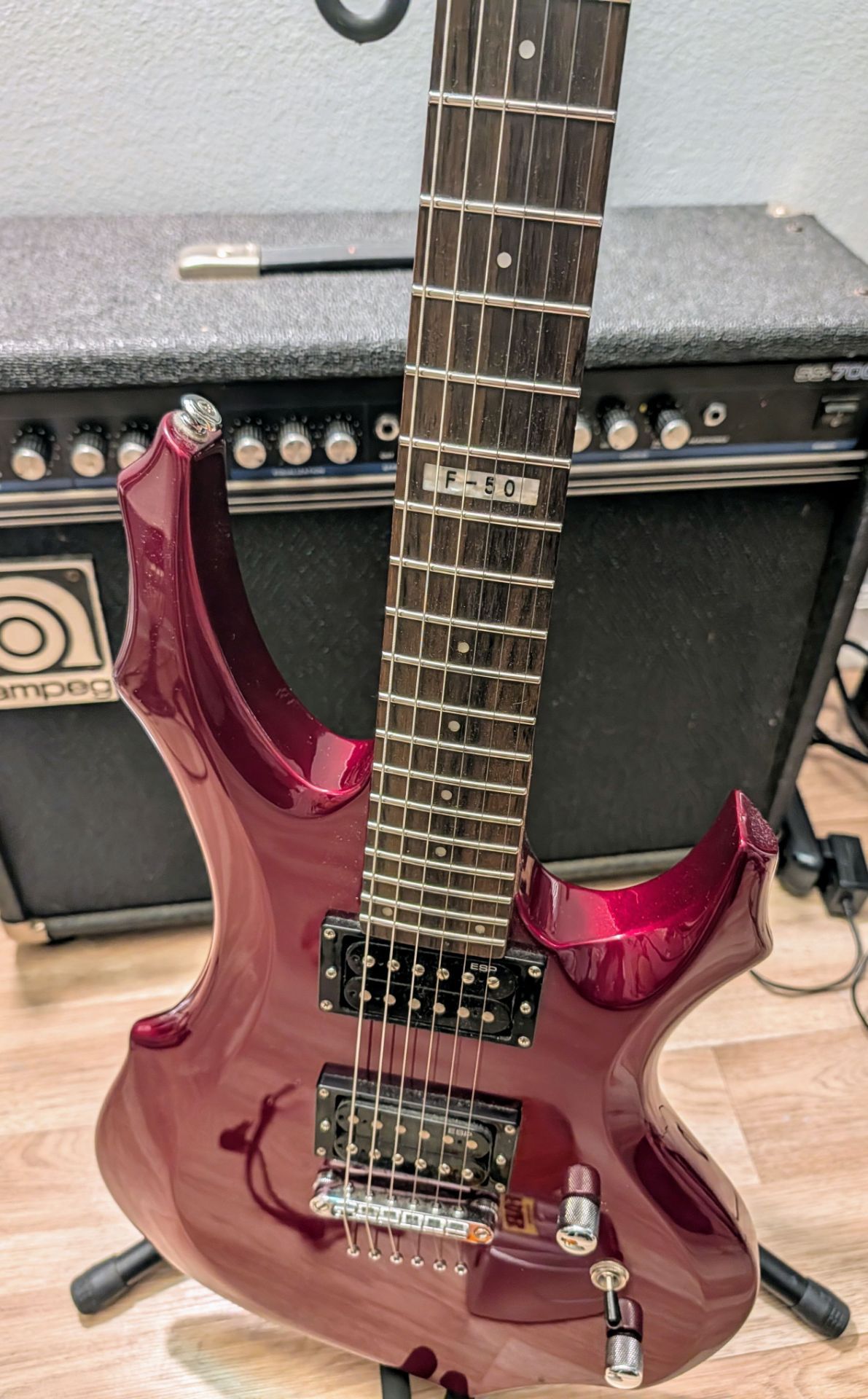 ESP LTD Guitar and FAB pedals for trade or sale - photo 3
