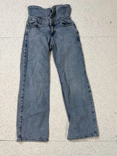 Abercrombie Kids Low Rise Baggy Jeans Girls 7/8 Regular