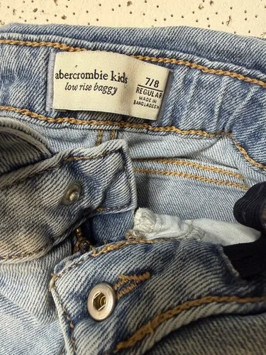 Abercrombie Kids Low Rise Baggy Jeans Girls 7/8 Regular - photo 4