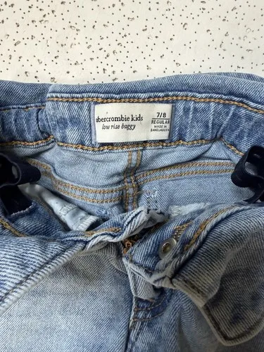 Abercrombie Kids Low Rise Baggy Jeans Girls 7/8 Regular - photo 5