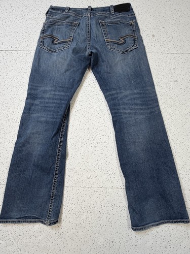Silver Jeans Co Zac Mens 33x32 Relaxed Straight Leg Jeans - photo 2