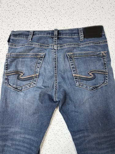 Silver Jeans Co Zac Mens 33x32 Relaxed Straight Leg Jeans - photo 3
