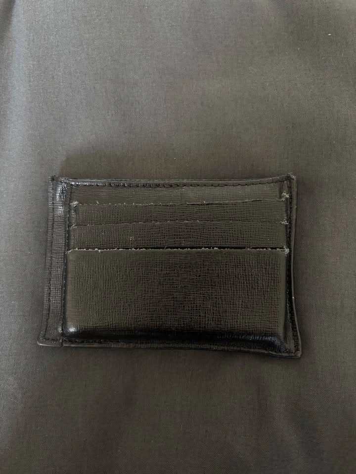 PALM ANGELS LEATHER CARD HOLDER - photo 2