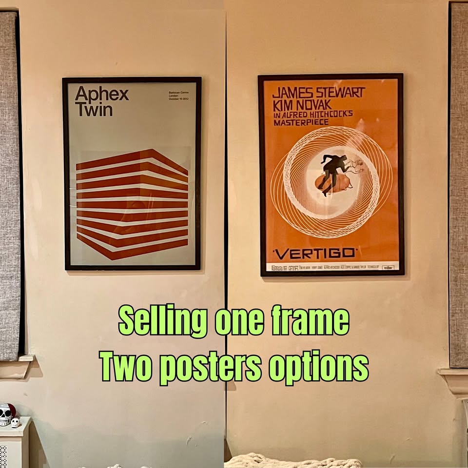 Vintage 24x32 Black Frame w/ Glass - Poster Option