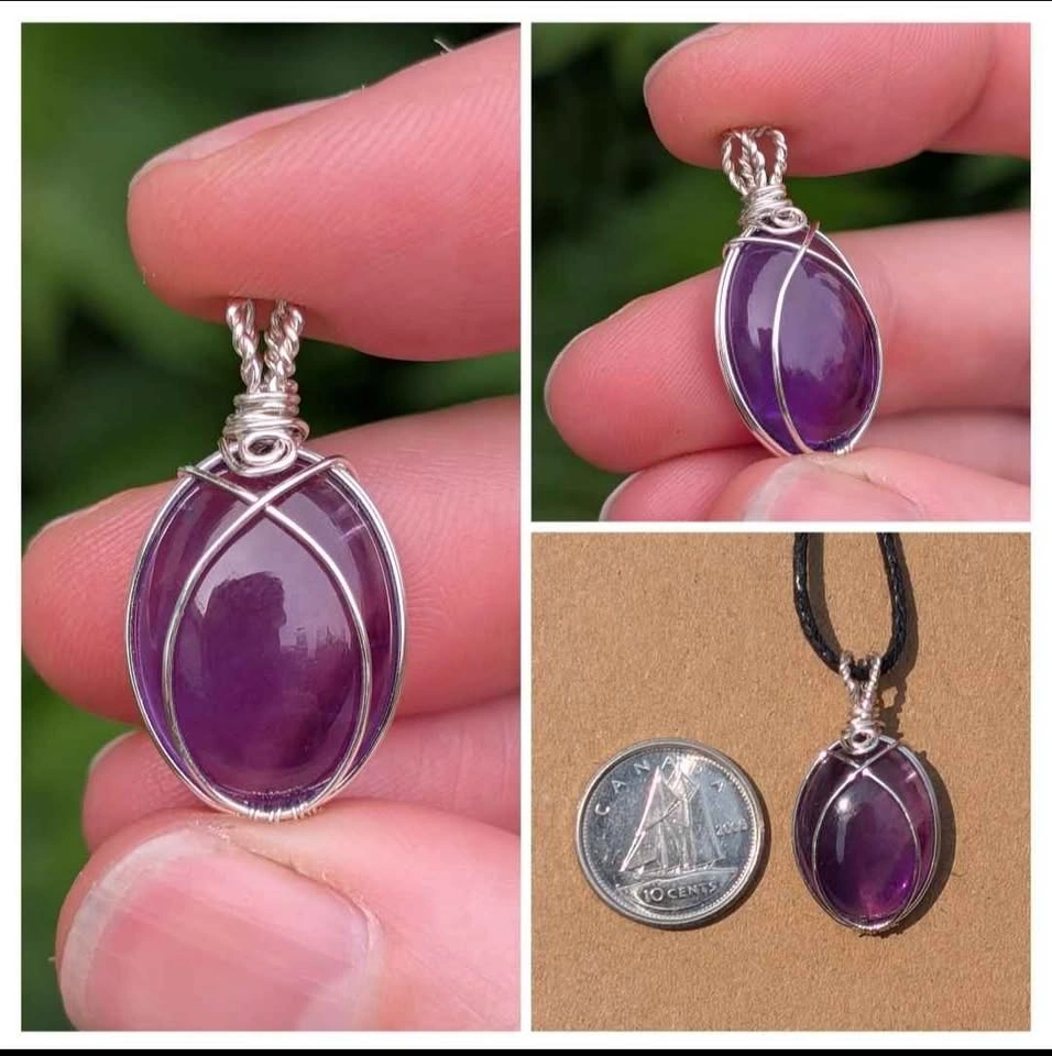 Handmade wire wrapped necklaces - photo 3