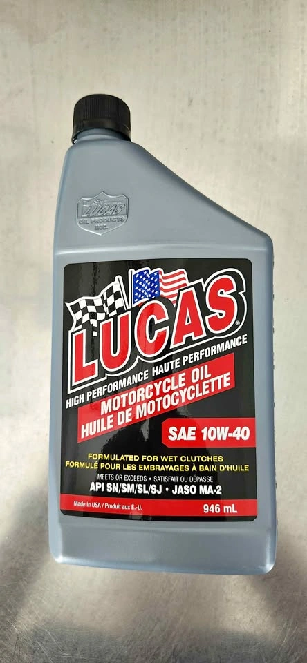 Lucas High Performance Motorcycle Oil