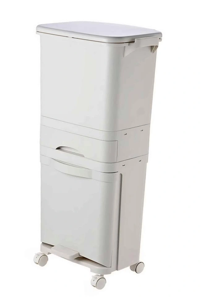 DRY WET SORTING TRASH CAN