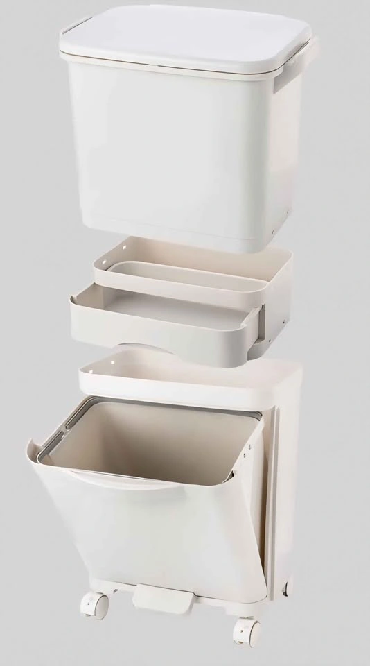 DRY WET SORTING TRASH CAN - photo 2