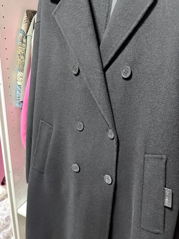 RUDSAK Women’s Black Wool Coat – Size XL – Brand New - photo 4