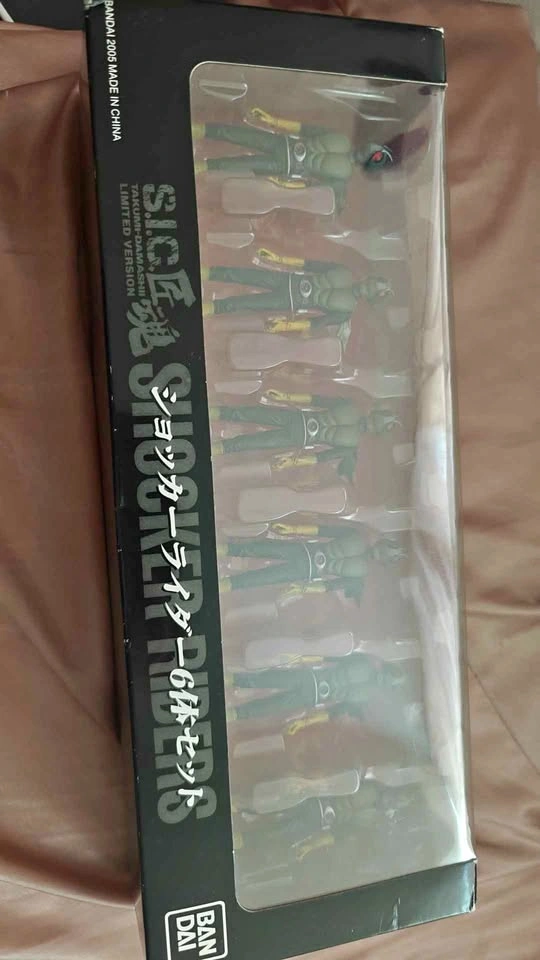 Bandai S.I.C. Takumi-Damashii Shocker Rider 6-Piece Set