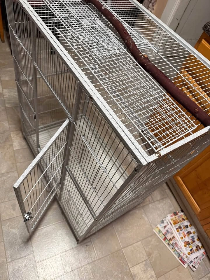 Large Metal Bird Flight Cage - photo 5