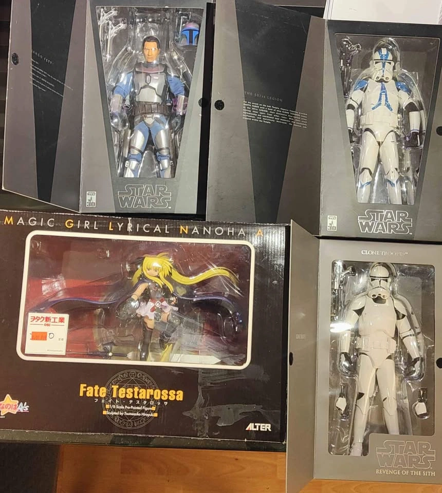 Assorted Anime and Star Wars Collectible Figures - photo 3