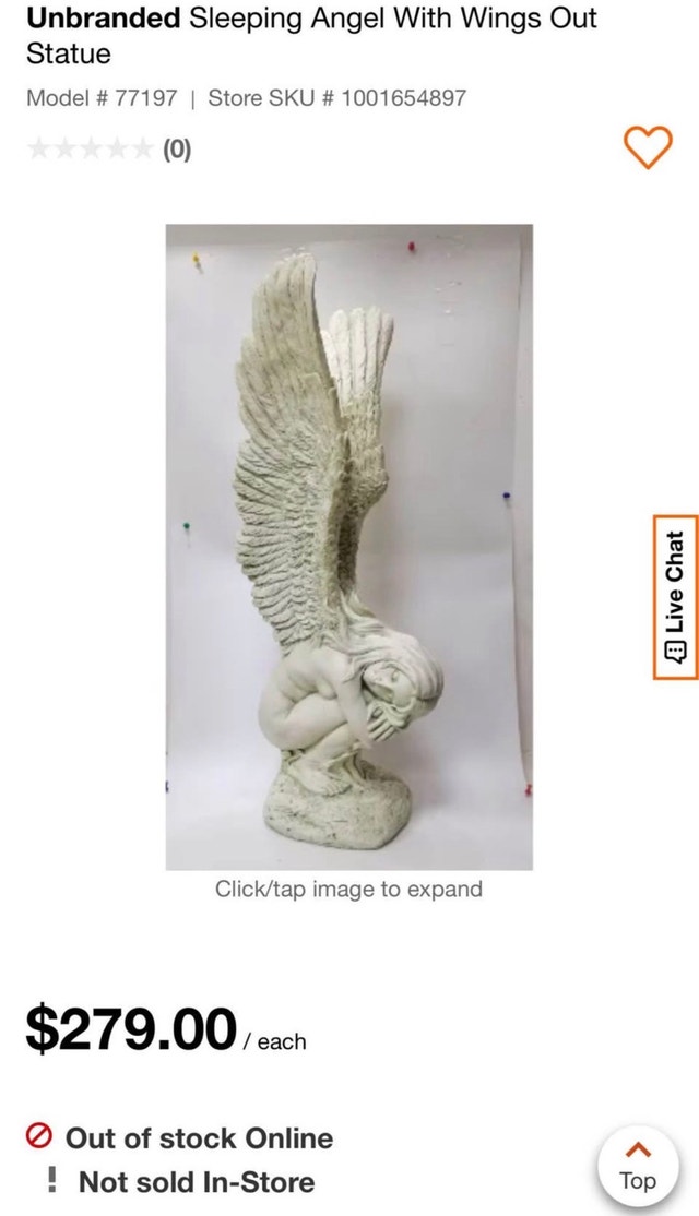 Hi-Line Gift Sleeping Angel Statue - photo 2