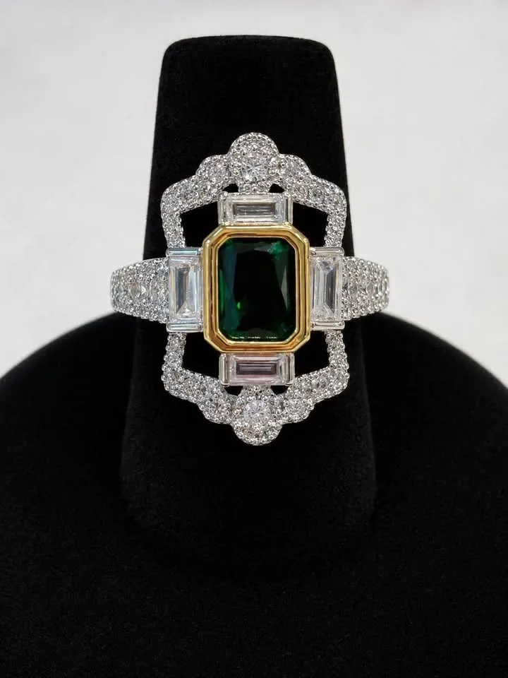 Art Deco Vintage style Ring - photo 2