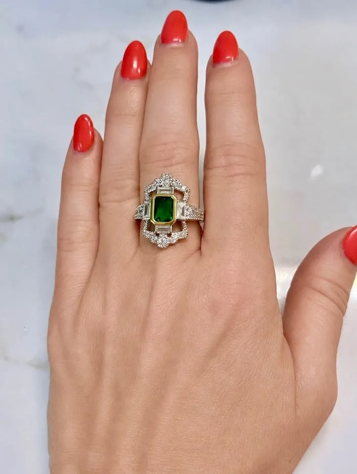 Art Deco Vintage style Ring - photo 3