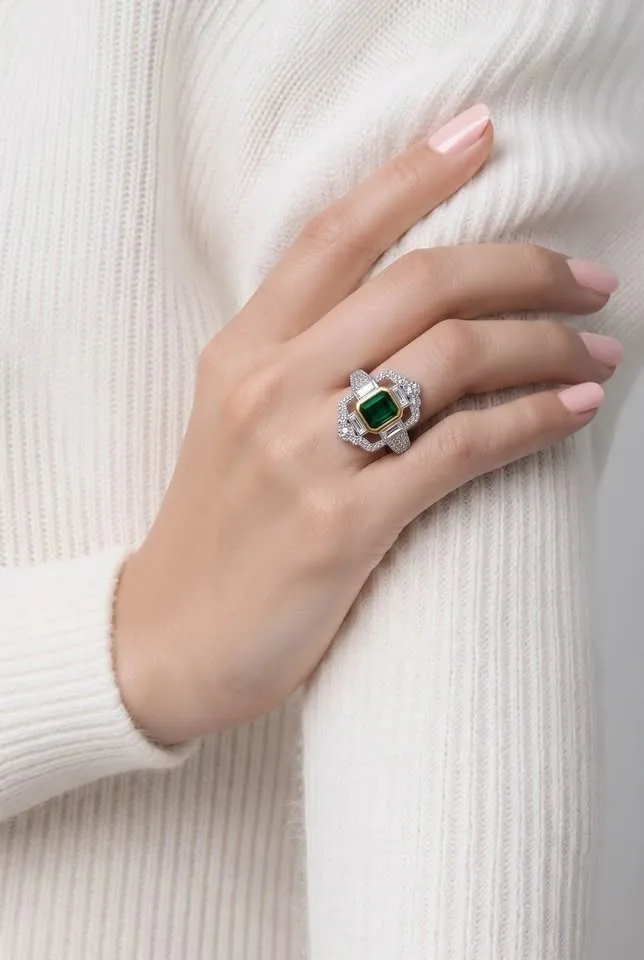 Art Deco Vintage style Ring - photo 4