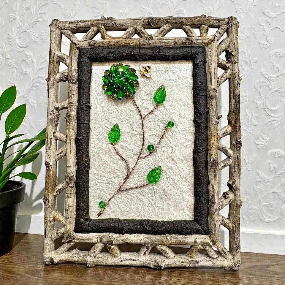 Rustic Handmade frame decor