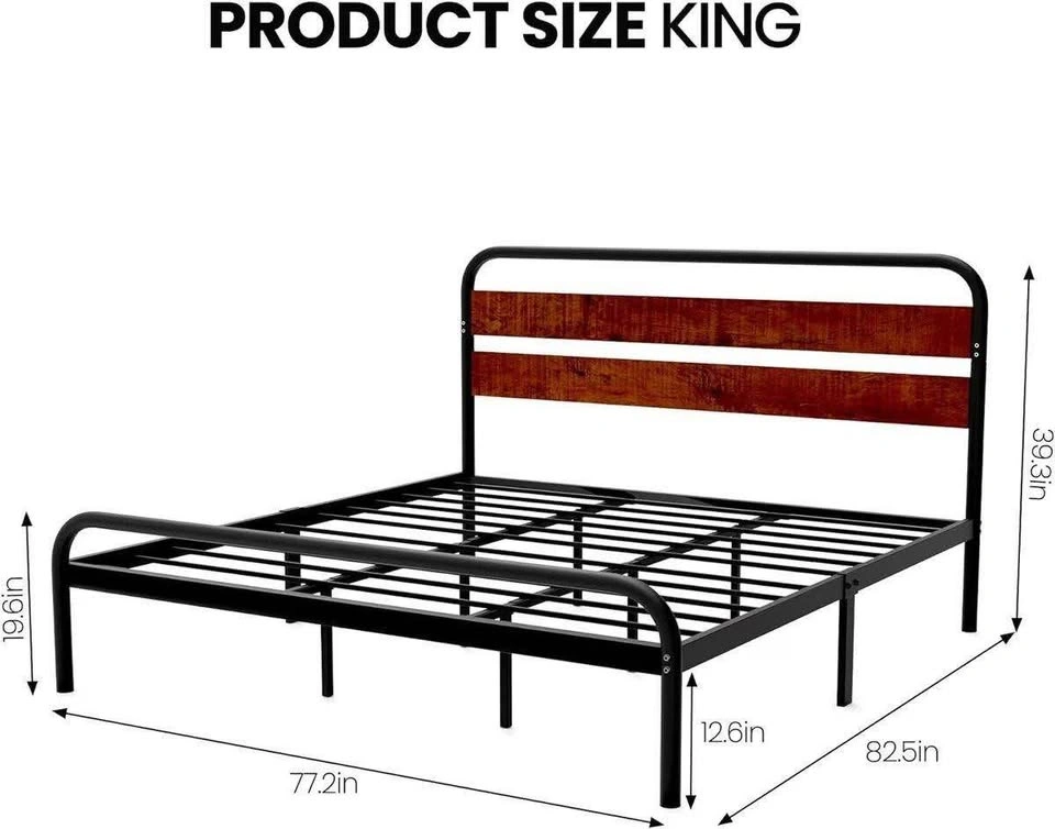 King Size Bed Frame with Headboard - photo 2