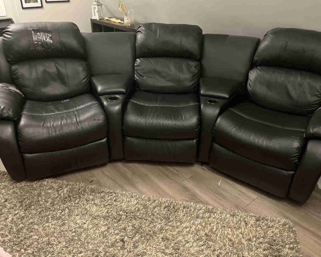Home Theater Reclining sectional