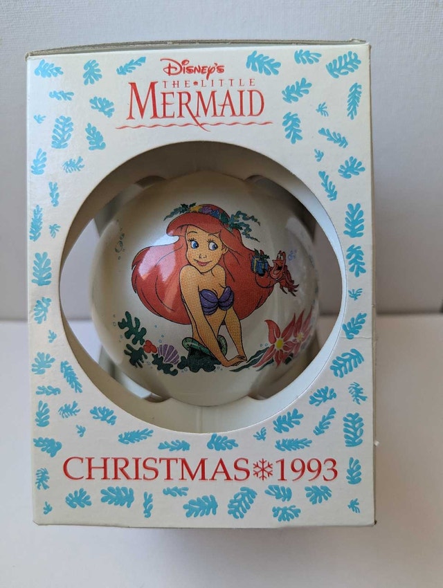 Vintage 1993 Disney The Little Mermaid Christmas Ornament