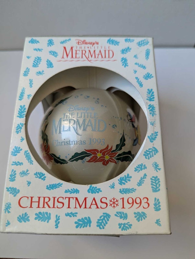Vintage 1993 Disney The Little Mermaid Christmas Ornament - photo 3