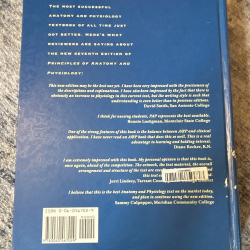 Principles of Anatomy and Physiology Hardcover 7th Edition - photo 2