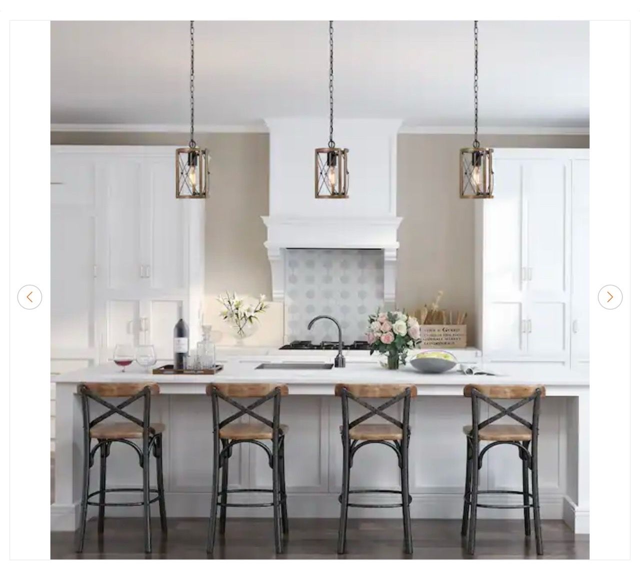 Set of 2 Gina Modern Farmhouse Industrial Drum Cage Pendants - photo 5