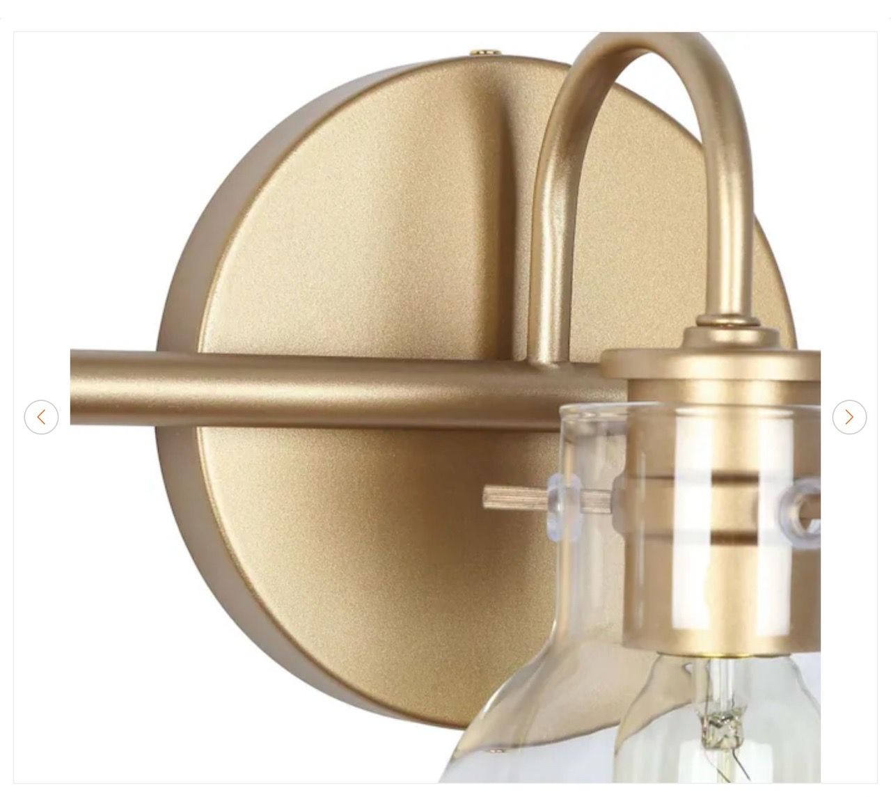 Robb Modern 3-Light Gold Bathroom Vanity Lights - New - photo 5