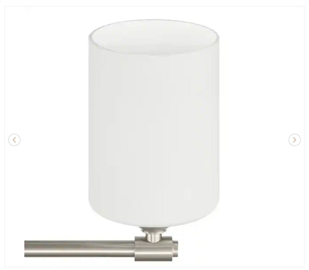 Hampton Bay Darlington 3-Light Brushed Nickel Vanity Light - photo 5