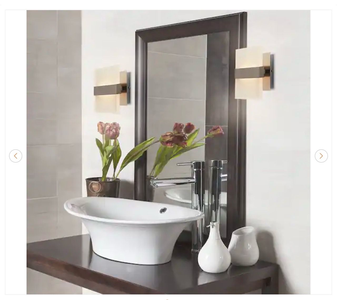 Home Decorators Collection Alberson 5 in. Brushed Nickel 2-Light - photo 4
