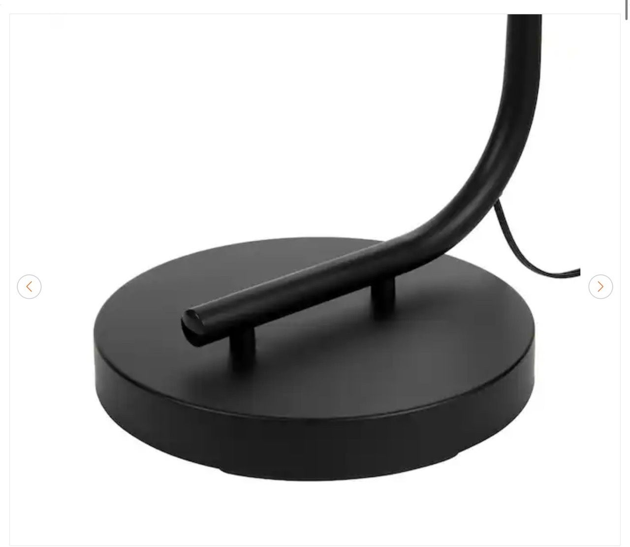 Hampton Bay Cline 62.5 in. Black Floor Lamp - New - photo 4