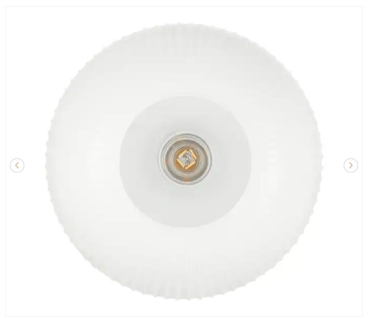 Pompton 12 in. Gold Semi-Flush Mount Ceiling Light - New - photo 4