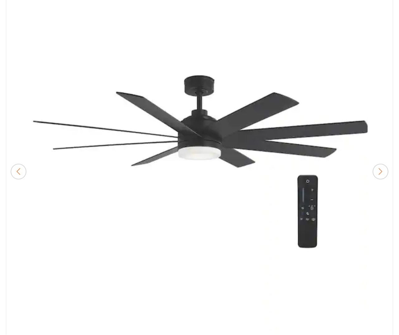 Home Decorators Collection Celene 62 in. LED Ceiling Fan - New
