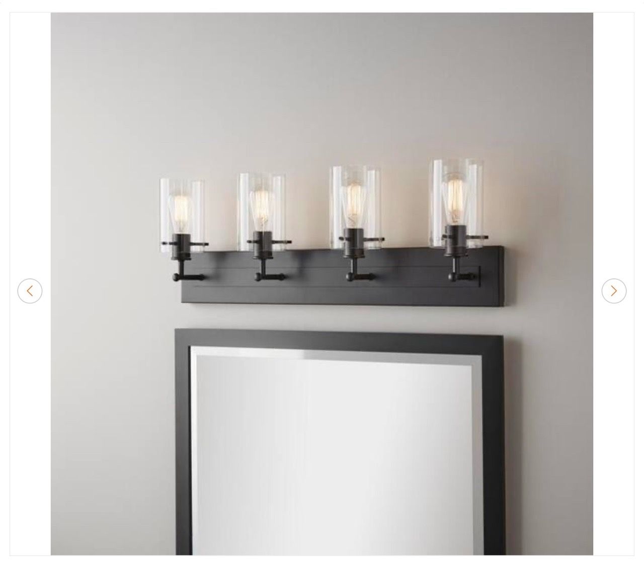 Hampton Bay Regan 29.13 in. 4-Light Espresso Bronze Vanity Light - photo 4