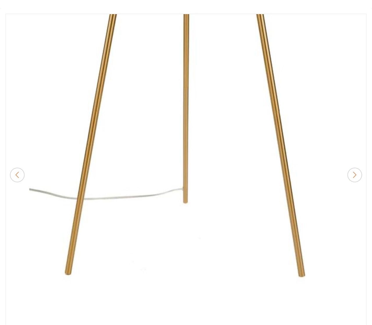 Hampton Bay Quinby 58 in. Gold Tripod Floor Lamp - New - photo 5