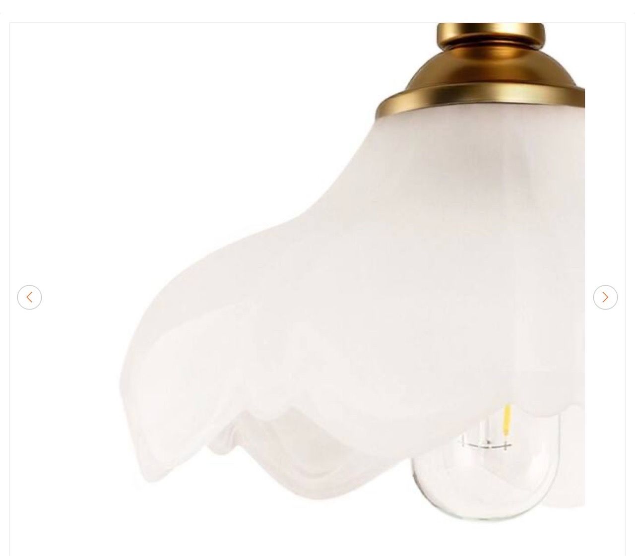 9 in. 1-Light Bowl Brushed Brass Semi-Flush Mount Ceiling Light - photo 5