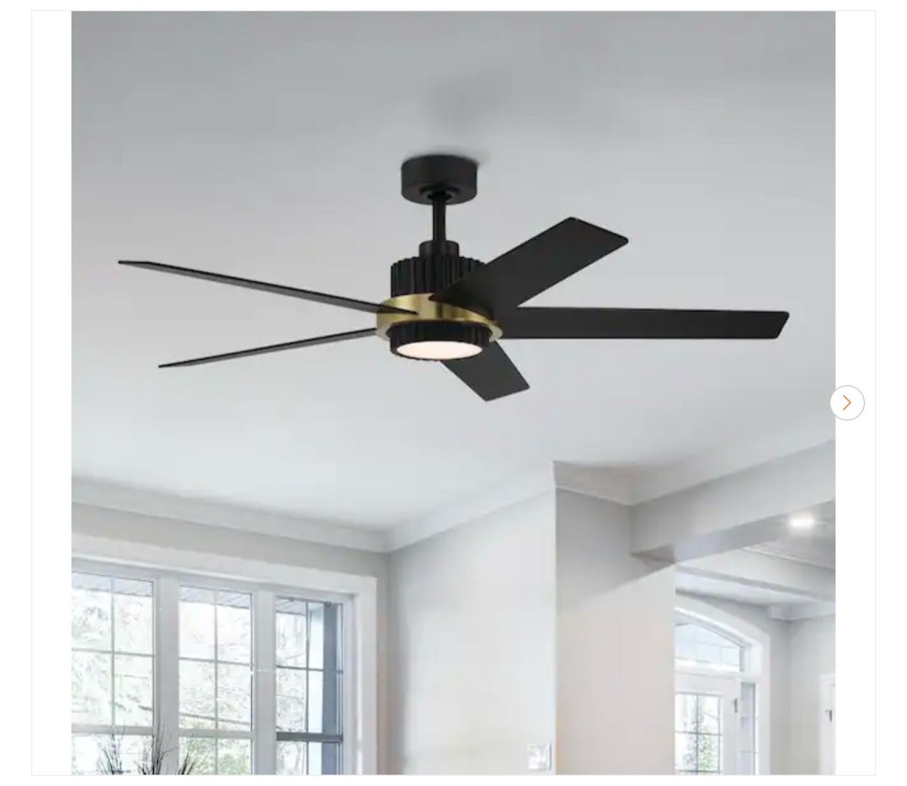 Cassique 52 in, Integrated LED Indoor/Outdoor Ceiling Fan