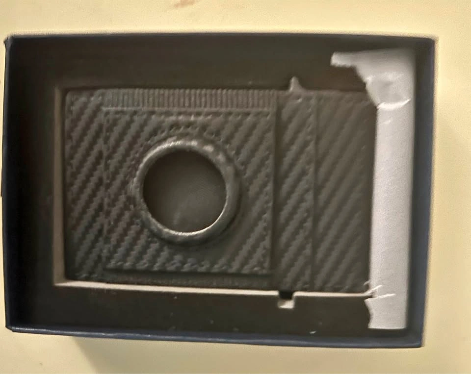 Brand New: Carbon Fiber AirTag Wallet