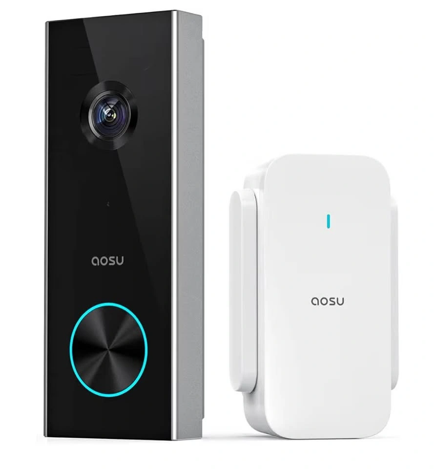 Brand New: AOSU 2K Video Doorbell Pro with Wi-Fi HomeBase