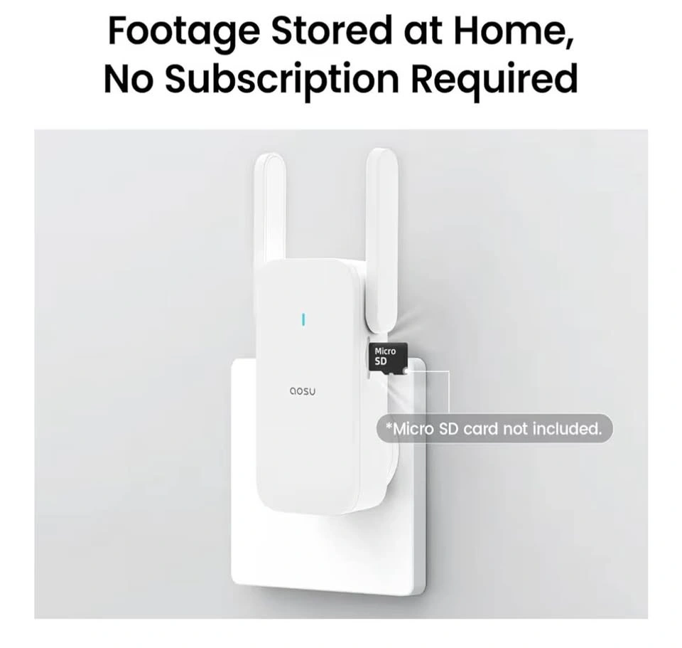 Brand New: AOSU 2K Video Doorbell Pro with Wi-Fi HomeBase - photo 3