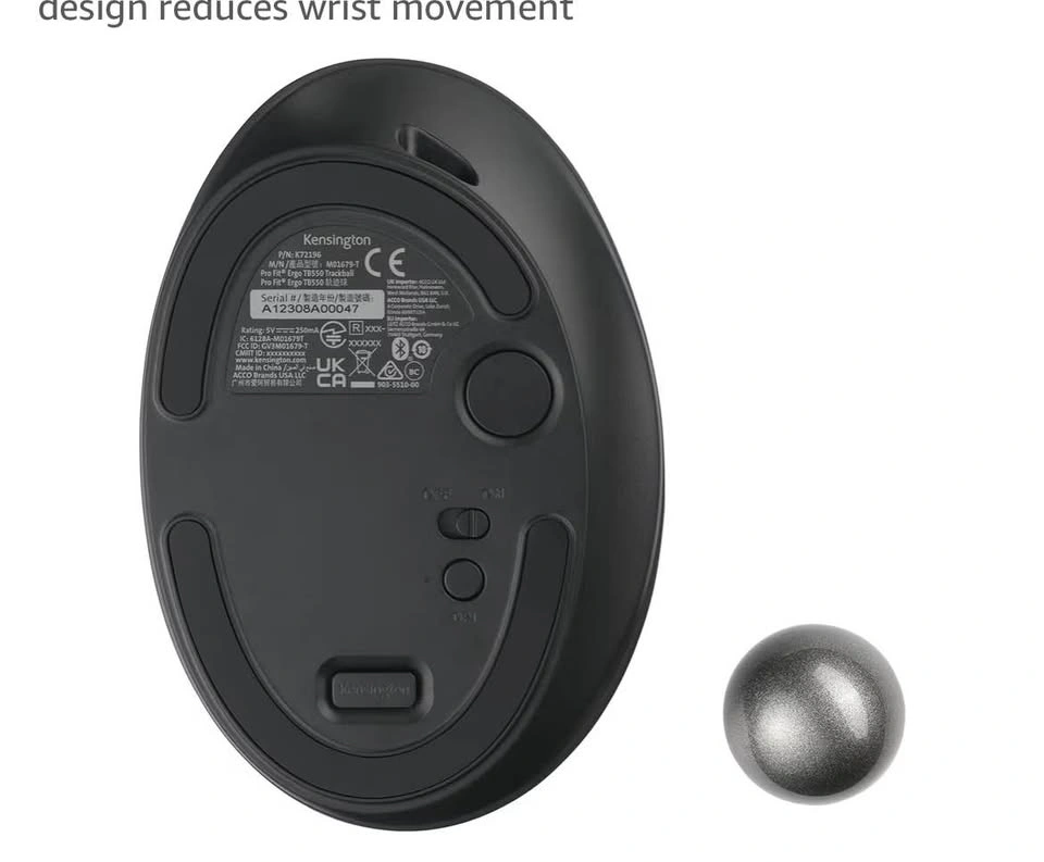 Kensington Pro Fit Ergo TB550 Trackball - photo 3