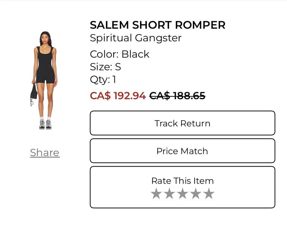 Revolve Spiritual Gangster Active Romper - photo 4